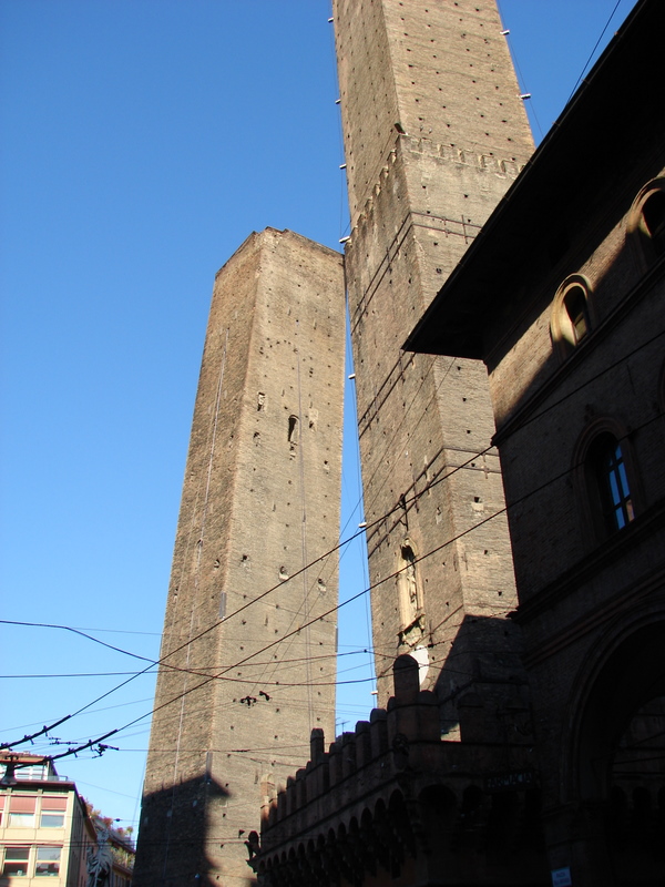 leaning towers of Bologna