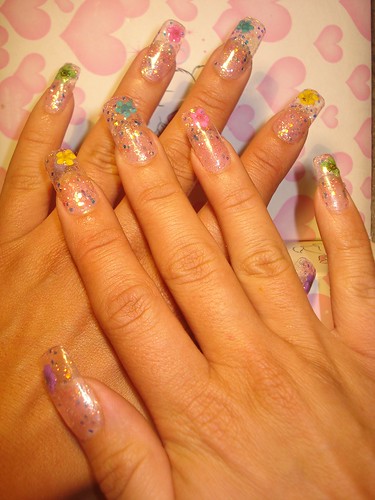 flower nail designs. ★Real Flower Nails★