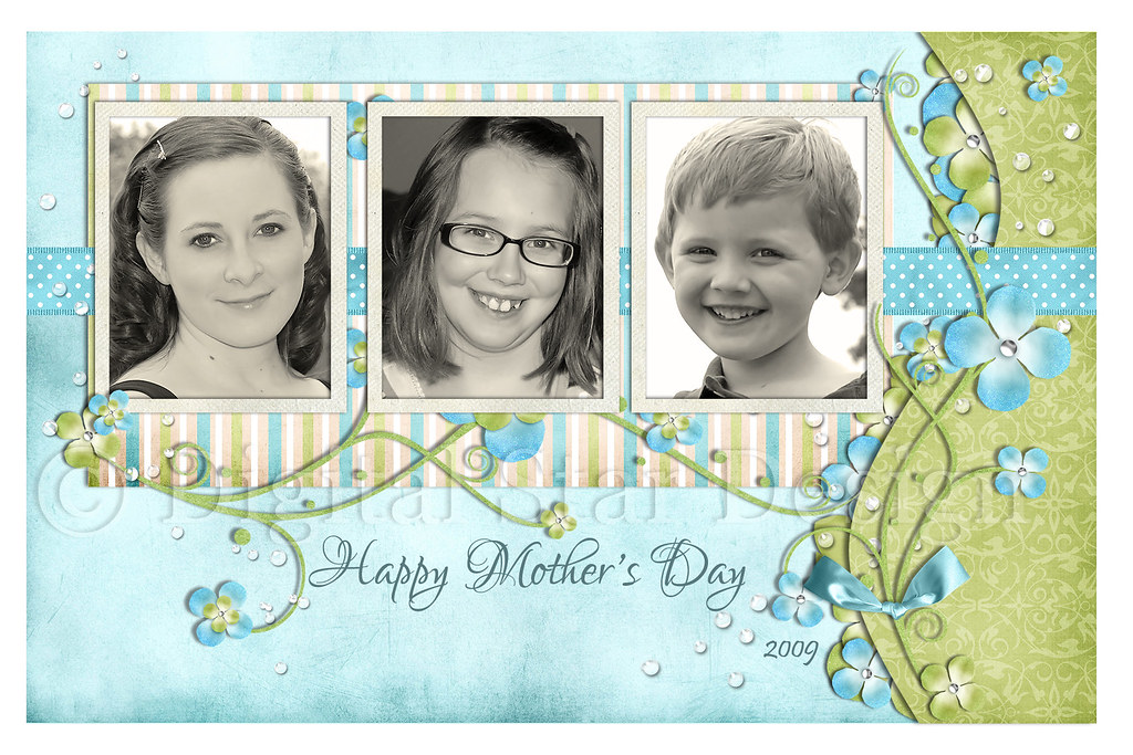 Mother's Day Card example, 6x4, full-size