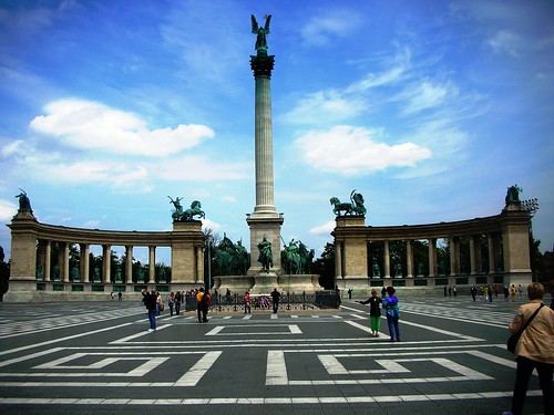 Budapest in Hungary - Heroes Square #1
