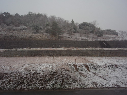 snow on the kofun