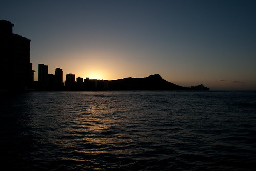 The Sunset Over Diamond Head Continues