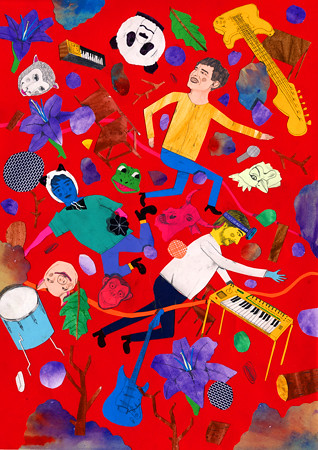 Animal Collective by SUPERSWEET Magazine