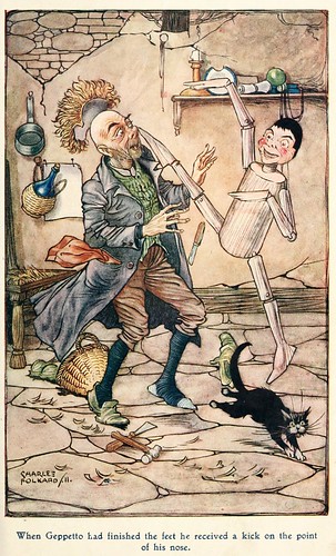 015-Charles Folkard- Pinocchio the tale of a puppet -1911