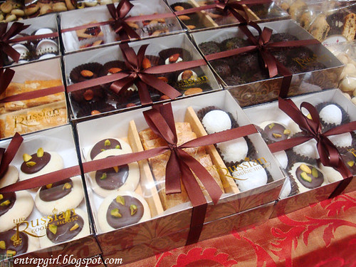 Russian Cookie House gift boxes