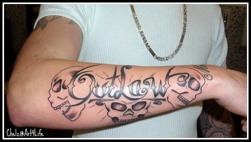 outlaw tattoo by art 4 life. From art 4 life