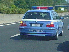 Italian State Police BMW Station wagon