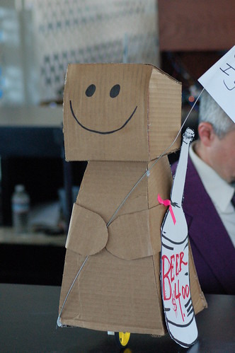 The happiest robot at the event