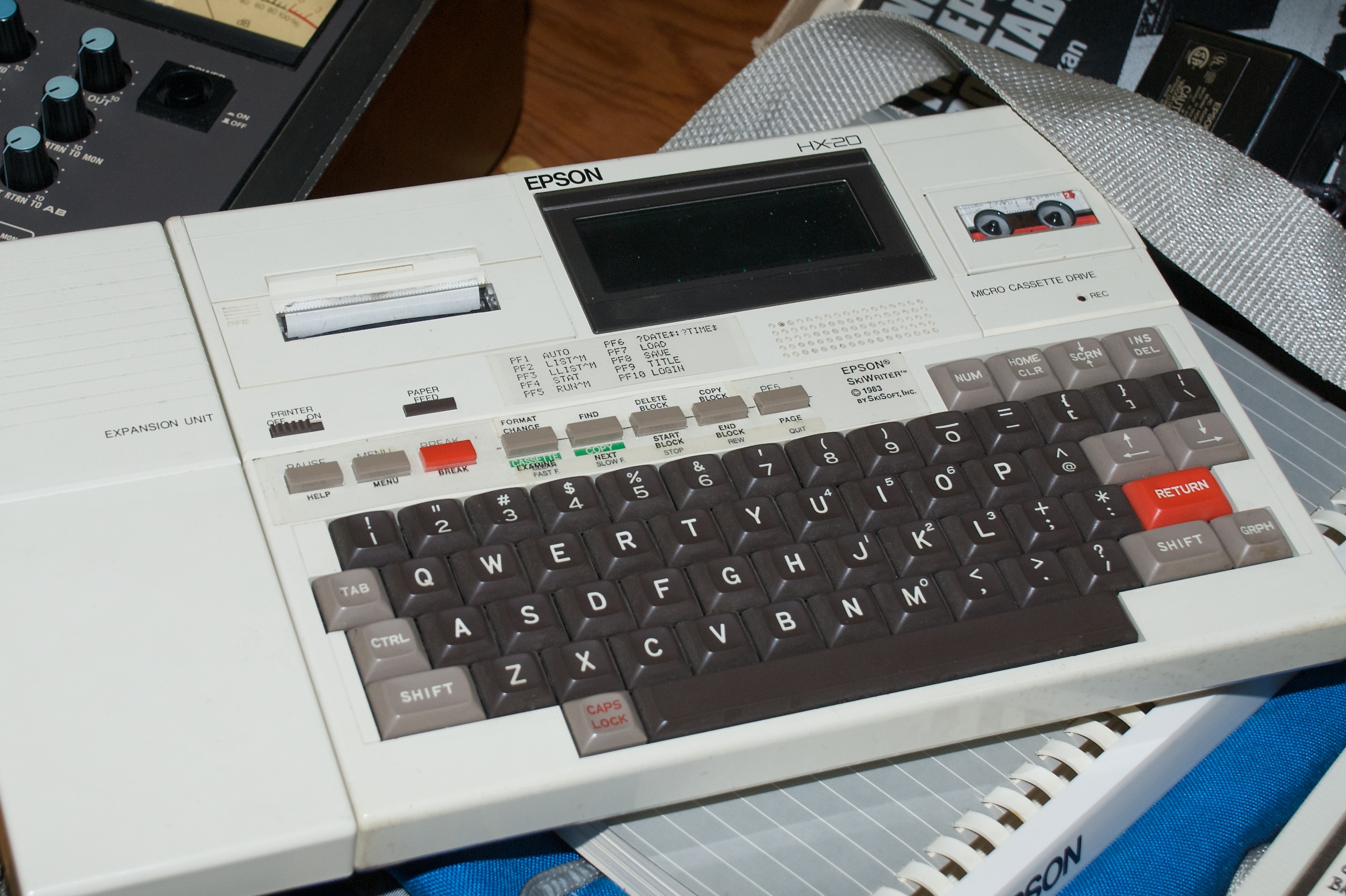 The Epson HX-20. A classic example of early notebooks...the 