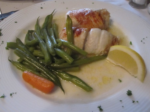 Lamplighter: sole stuffed with crab and shrimp at John's grill
