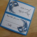 Costume Ball Blue & Silver Mask Wedding Place Card Escort card <a style="margin-left:10px; font-size:0.8em;" href="http://www.flickr.com/photos/37714476@N03/4639640000/" target="_blank">@flickr</a>
