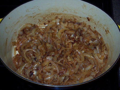 caramelizing onions for soup