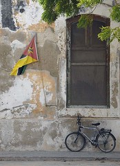 Bicycle and Flag