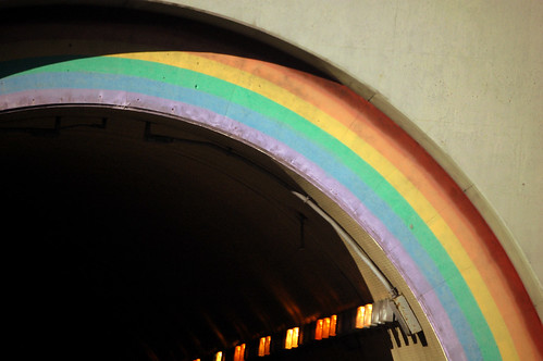 under the rainbow tunnel