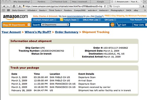 My lens is on its way!