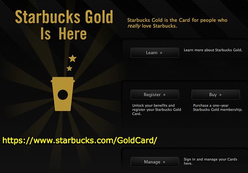 Starbucks Gold | For People Who Really Love Starbucks.