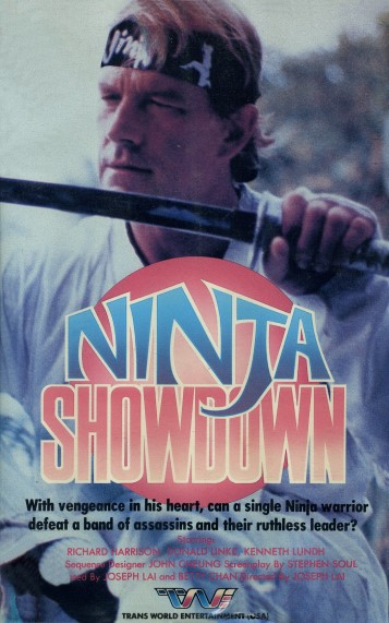 ninja showdown twe vhs front