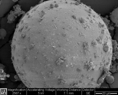 SEM image of coal ash from Emory River