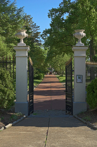 Tower Grove Park, in Saint Louis, Missouri, USA - north gate