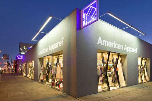 american apparel storefront. Storefront