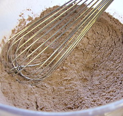 Dark Chocolate Mocha Cupcakes - Dry Ingredients