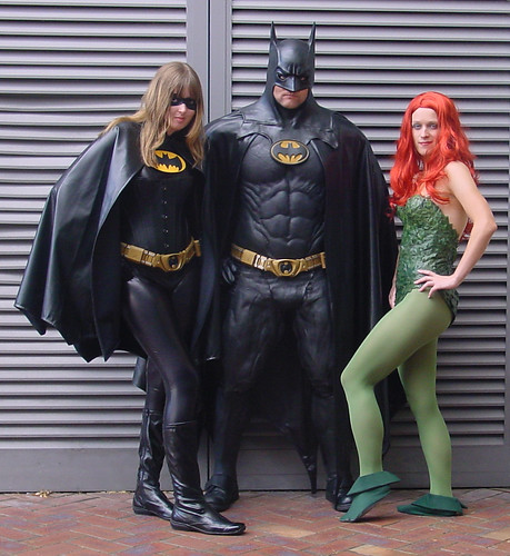 batman poison ivy costume. Batgirl, Batman and Poison Ivy