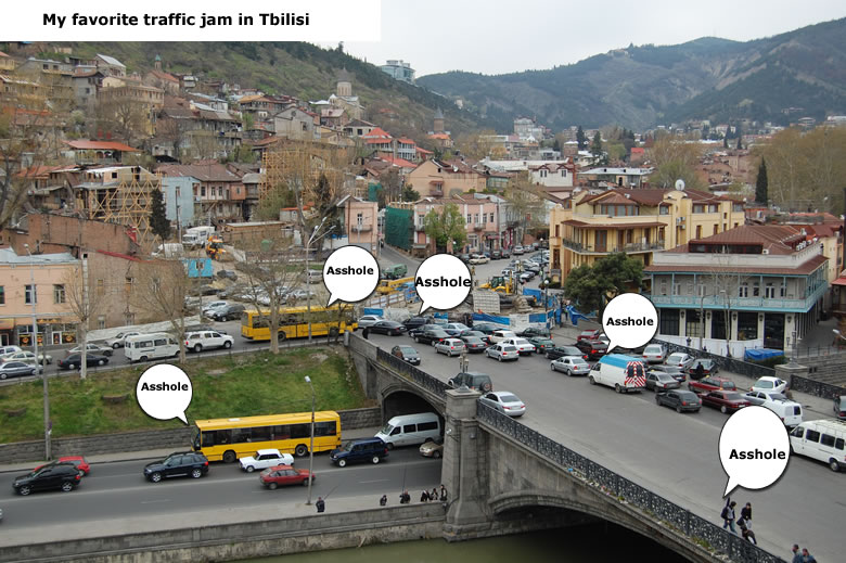 favorite traffic jam Maidani Tbilisi