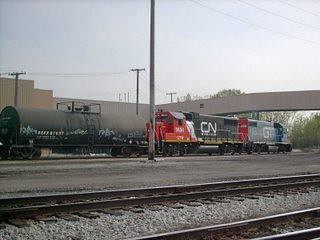 CN at Crawford Yard. Chicago Illinois. May 2007.