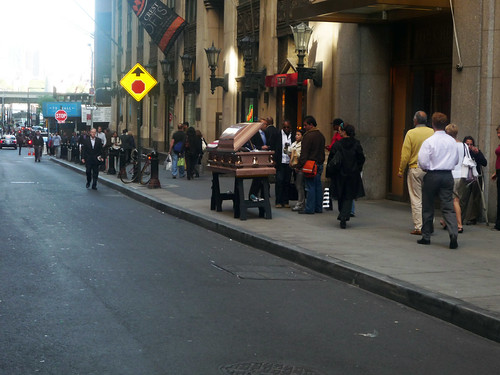 coffin in wall street