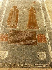 Brass monument, St Andrew - Lyddington
