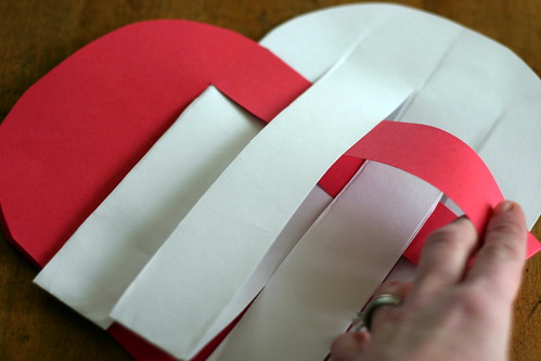 Woven Paper Valentine Hearts - 7