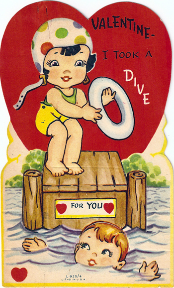 Vintage Valentine's Day card