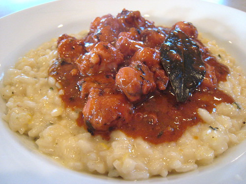 Braised Octopus Risotto