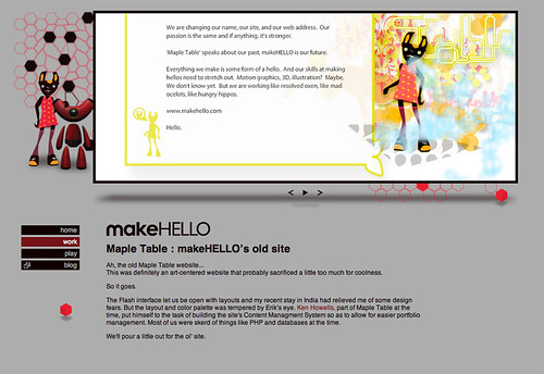 makeHELLO's New Website!