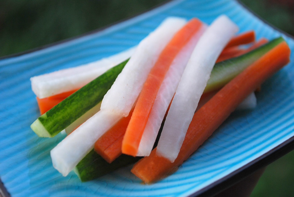 Daikon Carrots Cucumber