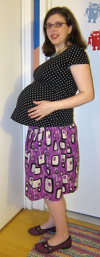 Finished: My Reversible Shirred Skirt!