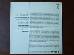 Backside Schumann & Mendelssohn - Violin Conce...