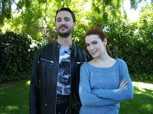 Wil Wheaton and Felicia Day as Fawkes and Codex