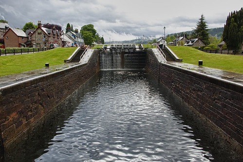 Caledonian Canal Locks @ Fort Augustus