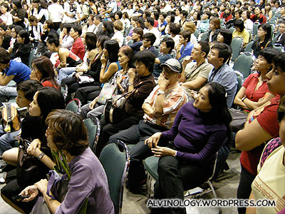 Packed conference hall
