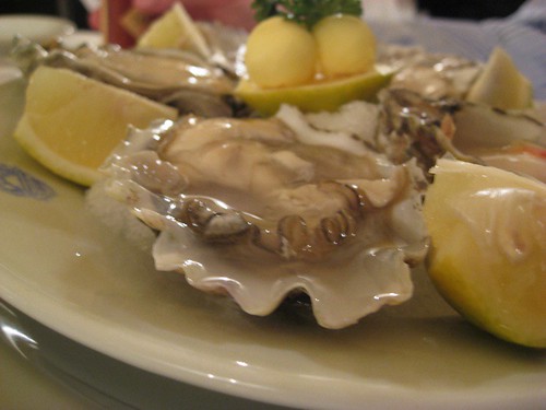 Raw Oysters from Patagonia