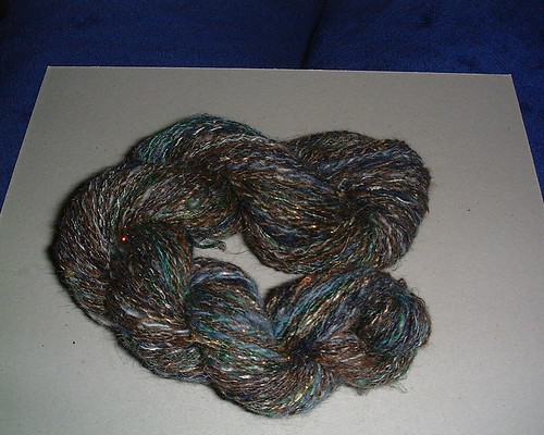 Spinach and Beans Handspun