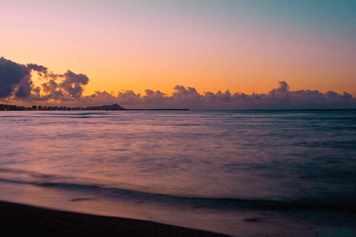 hawaii beach sunrise