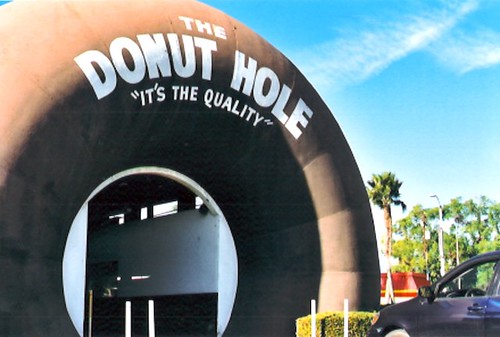 Driving into the donut hole