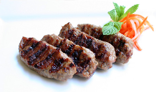 nem nuong (vietnamese grilled pork patties)