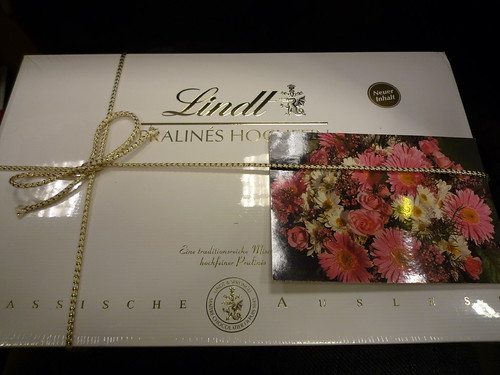 a box of choclate sent via DHL from Germany