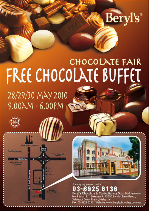 Free Chocolate Buffet @ Beryl's Chocolate‏