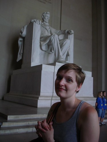 Erica and the Lincoln Memorial