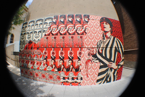 Obey mural