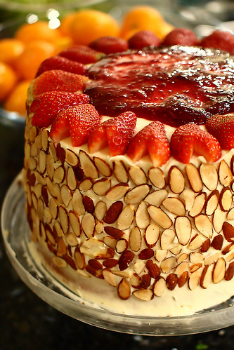 Berry Almond Cake